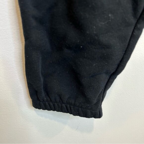 Twik Oversized thin fleece joggers sweatpants black - Picture 4 of 8